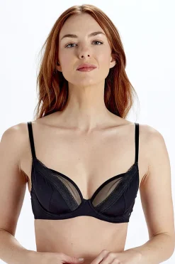 Naturals Non Padded Underwired Bra - Black