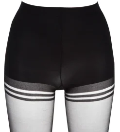 Nylons 10 Denier Gloss Secret Slimmer Tights - Black