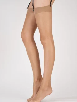 Nylons 10 Denier Gloss Stockings - Sherry
