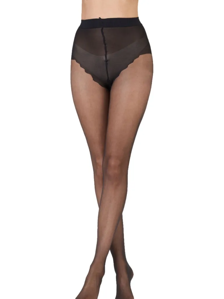 Nylons 10 Denier Gloss Tights - Black