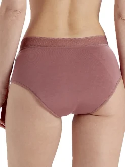 Period Pants Hipster Short - Woodrose