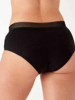 Period Pants Hipster Short - Black