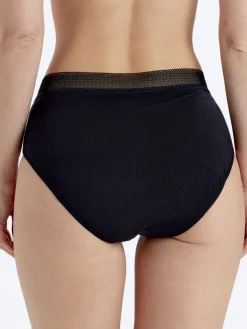 Period Pants Midi Brief - Black