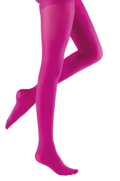 Premium Opaques 60 Denier Coloured Tights 1 Pair Pack - Raspberry