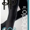 Premium Opaques 60 Denier 3D Tights - Black
