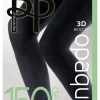 Premium Opaques 150 Denier 3D Matt Tights - Black