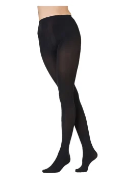 Premium Opaques 120 Denier 3D Shine Tights - Black