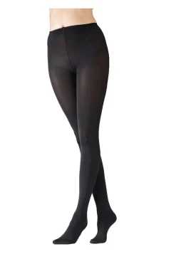 Premium Opaques 120 Denier 3D Shine Tights - Black