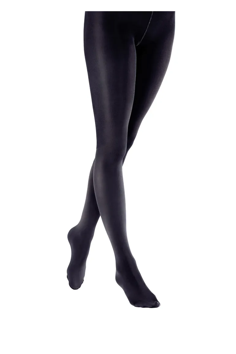 Premium Opaques 120 Denier 3D Shine Tights - Black