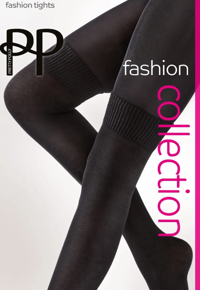 Secret Sock Fashion Tight - Black
