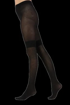 Secret Sock Fashion Tight - Black