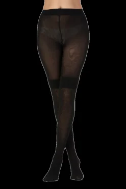 Secret Sock Fashion Tight - Black