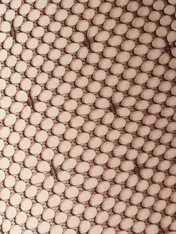 Spot Net Fashion Tights - Black