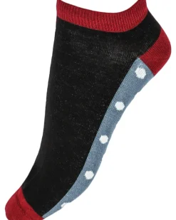 Spot Sole Bamboo Liners 2 Pair Pack - Black mix