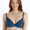 Tropics Non Wired Triangle Bra - Print
