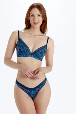 Tropics Non Wired Triangle Bra - Print